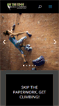 Mobile Screenshot of ontheedgerockclimbing.com